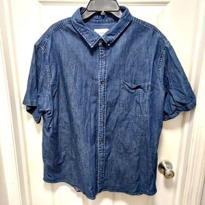 Men's Goodiefellow & Co. Denim Blue Shirt XXL - Women's 16/18